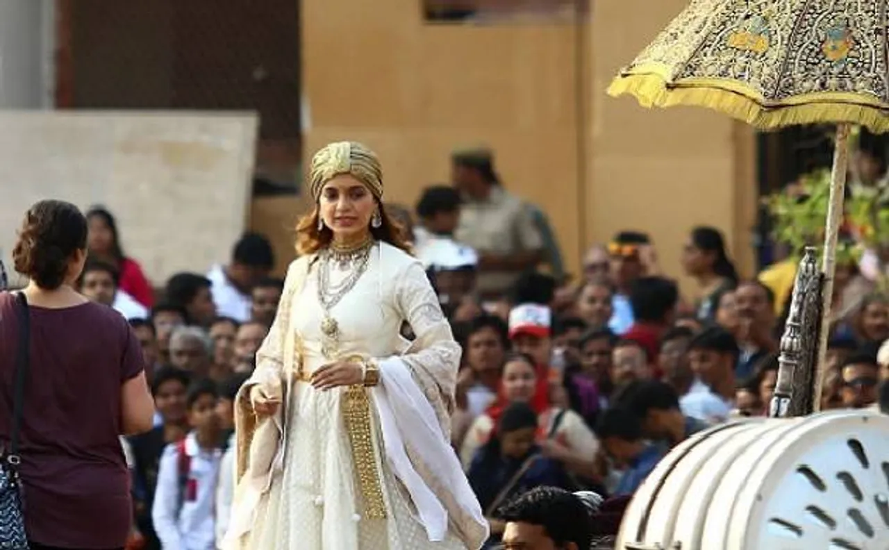 Viral: Kangana Ranaut is indeed looking like Rani Laxmibai from the sets of Manikarnika
