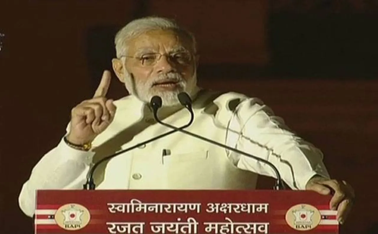 PM Modi: You may not enter Akshardham temple as Bhakt but will leave as one