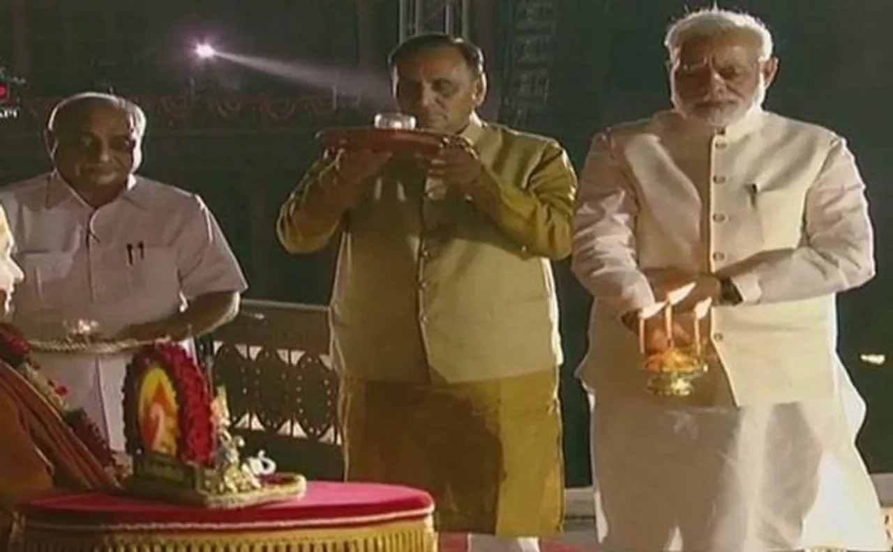 PM Modi attends silver jubilee celebrations of Akshardham temple in Ahmedabad