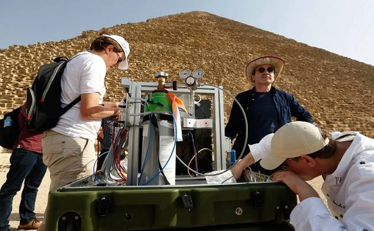 Scientists find mysterious big 'void' inside Egypt's Great Pyramid by using particle physics technology