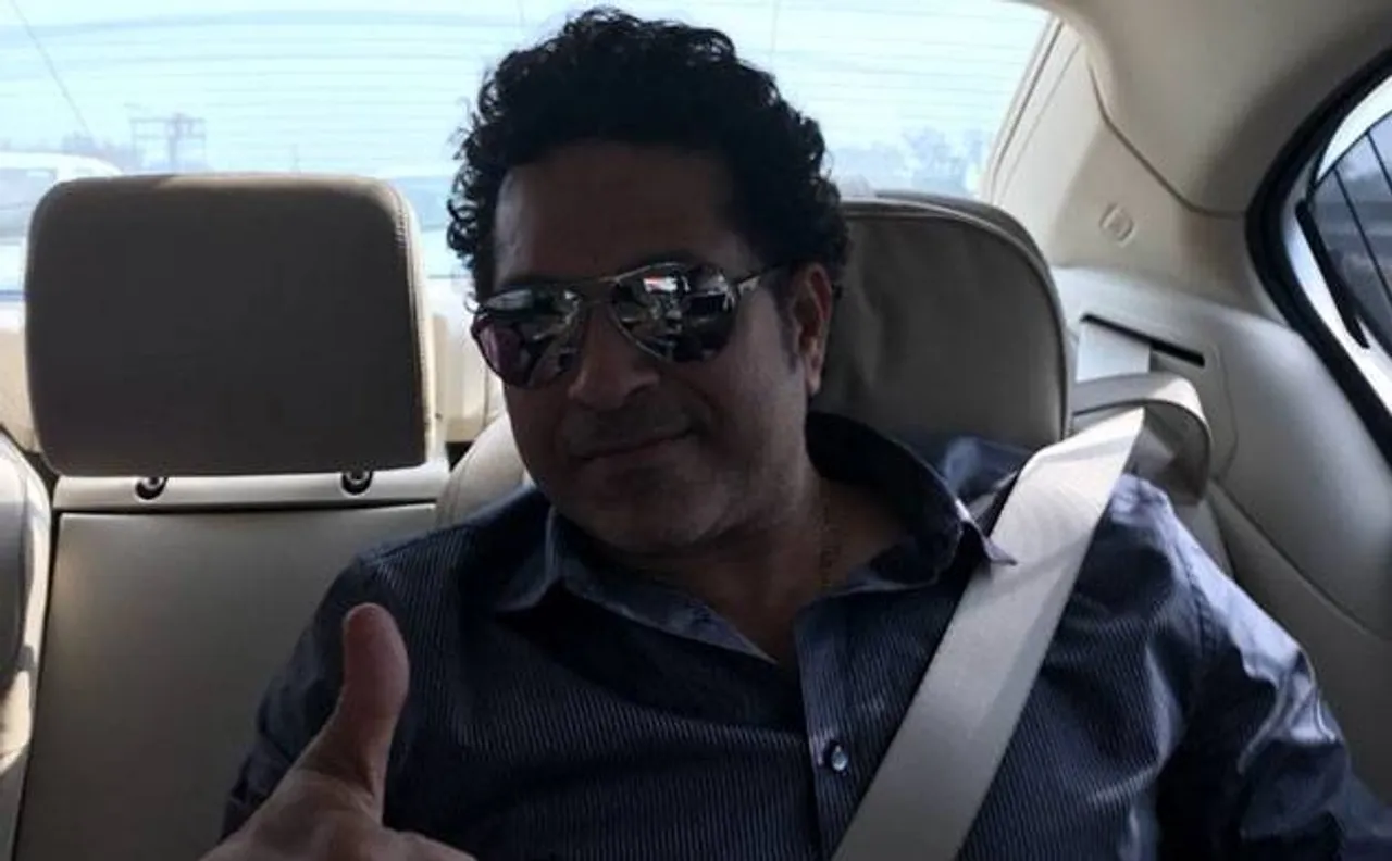 Sachin Tendulkar asks woman pillion rider to wear helmet in safety message