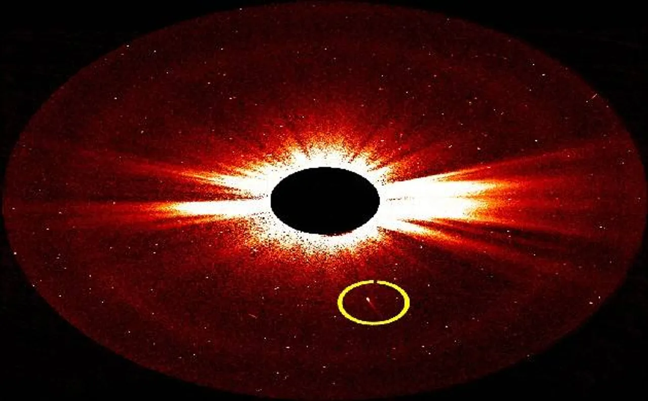NASA spots comet 96P from two different locations