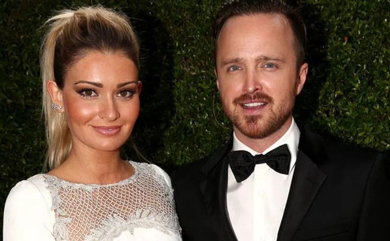 Aaron Paul and Lauren expecting a baby girl