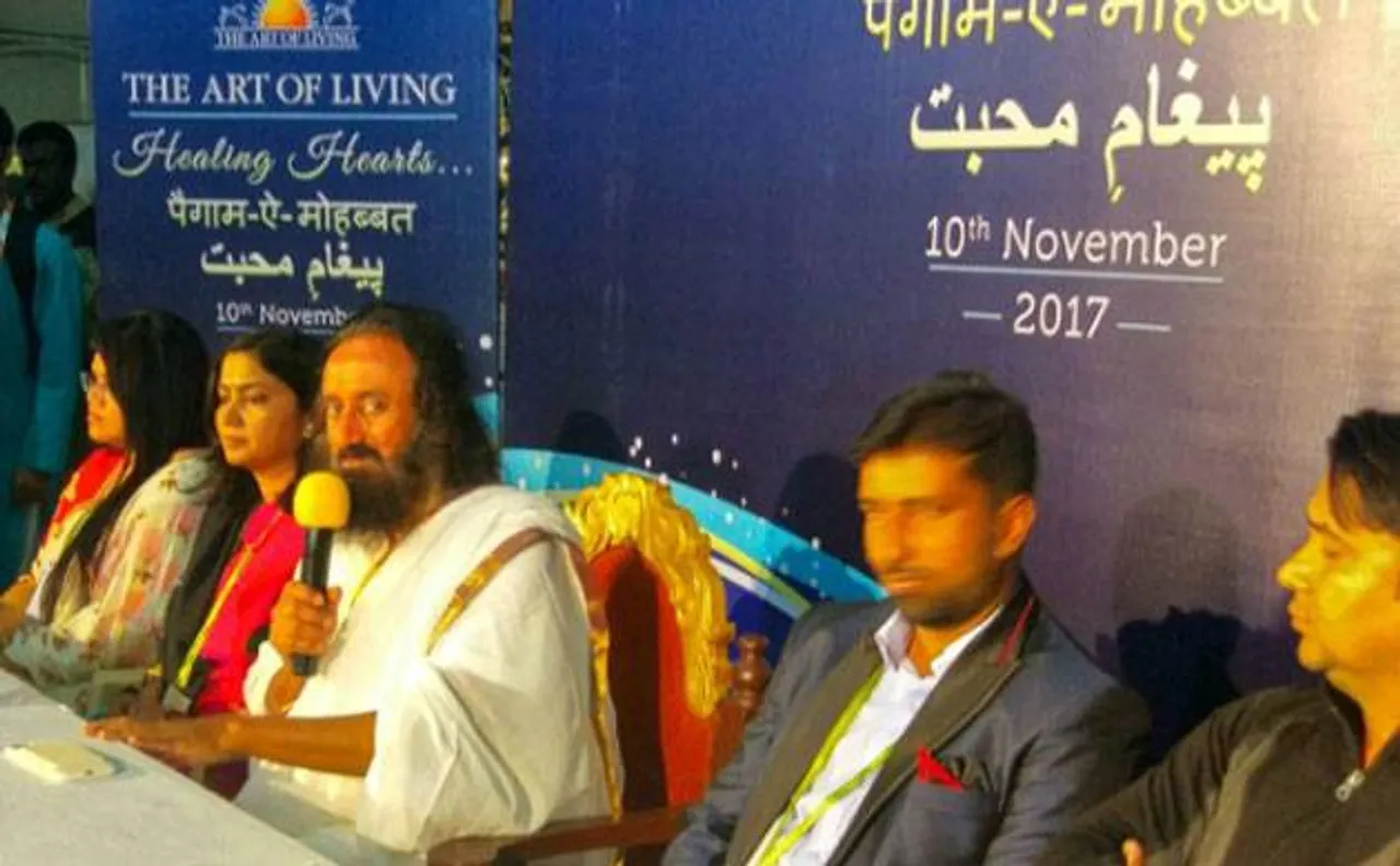 Sri Sri Ravi Shankar aims to bring normalcy in Kashmir through Paigam-e-Mohabbat