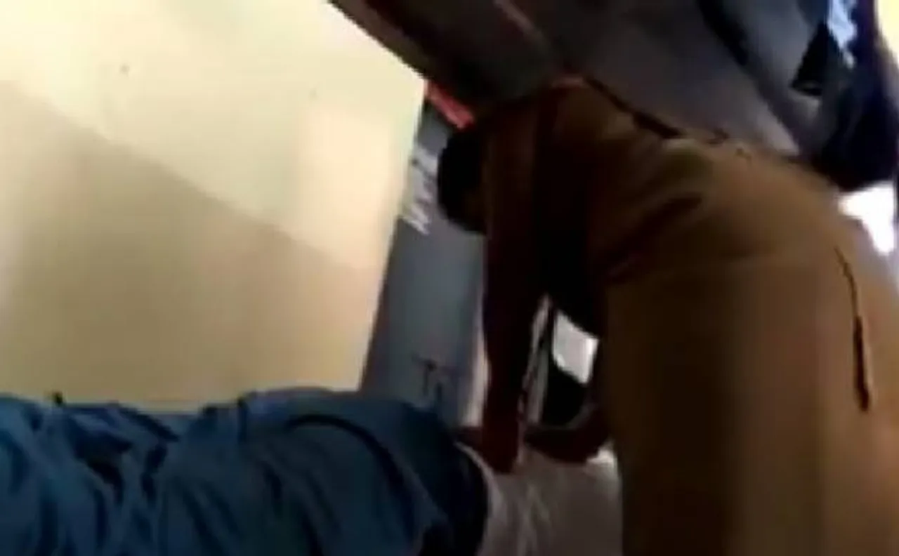Telangana police officer getting massage from woman cop video goes viral, inquiry ordered