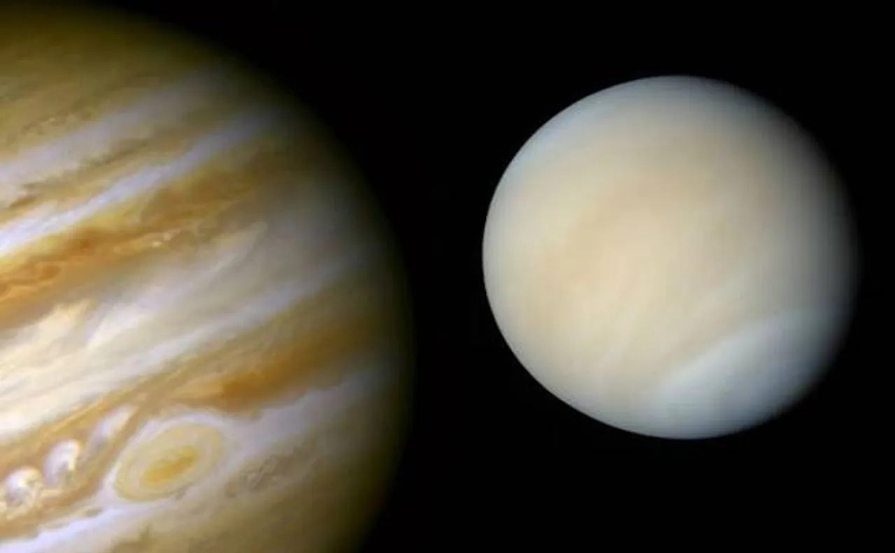 Jupiter to come near to Venus in a close conjunction on Monday morning