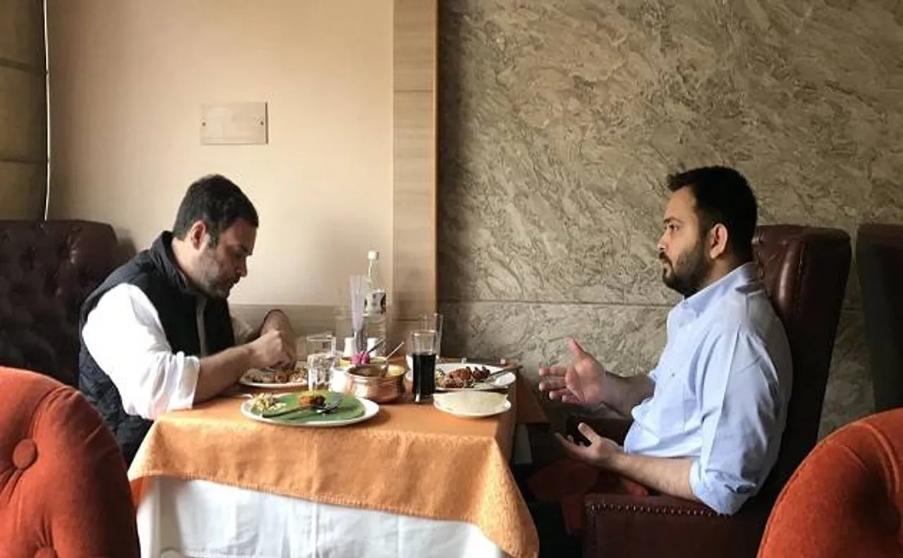 Rahul Gandhi's 'lunch date' with Lalu Yadav's son Tejashwi creates political flutter