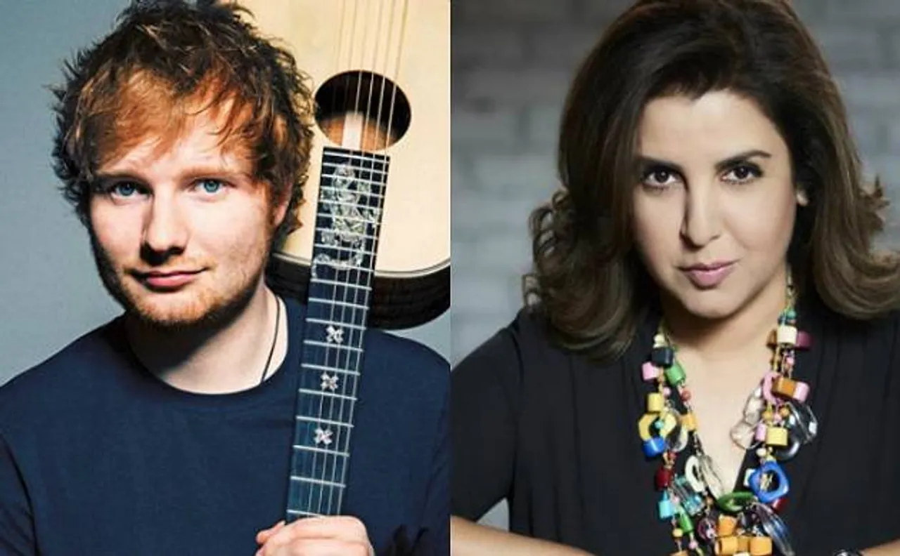 Ed Sheeran attends Farah Khan's welcome party ahead of his Divide concert in Mumbai, shakes a leg with Badri Ki Dulhania