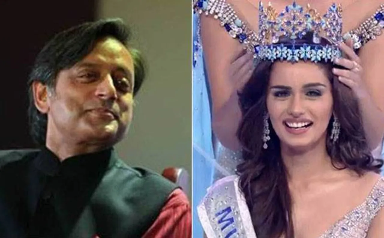 Shashi Tharoor slammed over his tweet on Miss World Manushi Chhillar