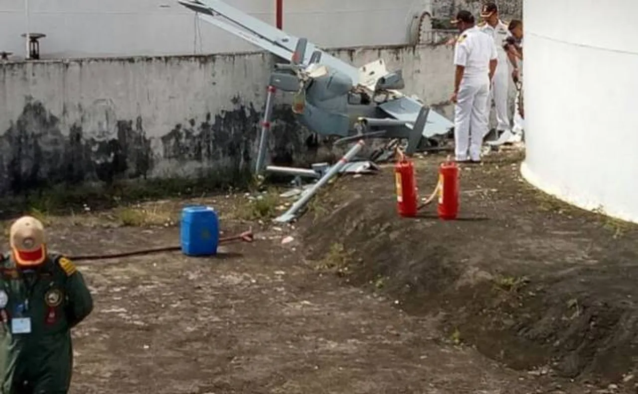 Indian Navy's UAV crashes during take off at Kochi ahead of Venkaiah Naidu's visit