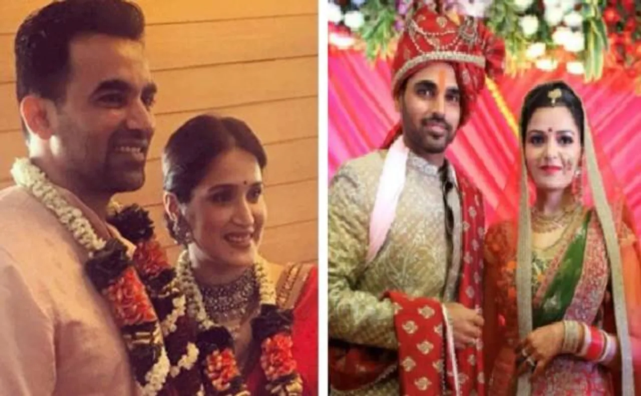 'Two down in a day': Bhuvneshwar ties the knot with Nupur, Zaheer Khan marries Sagarika Ghatge