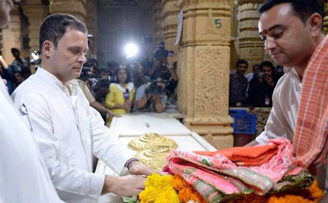 Congress declares Rahul 'janeudhari' after 'non-Hindu' entry at Somnath sparks political row
