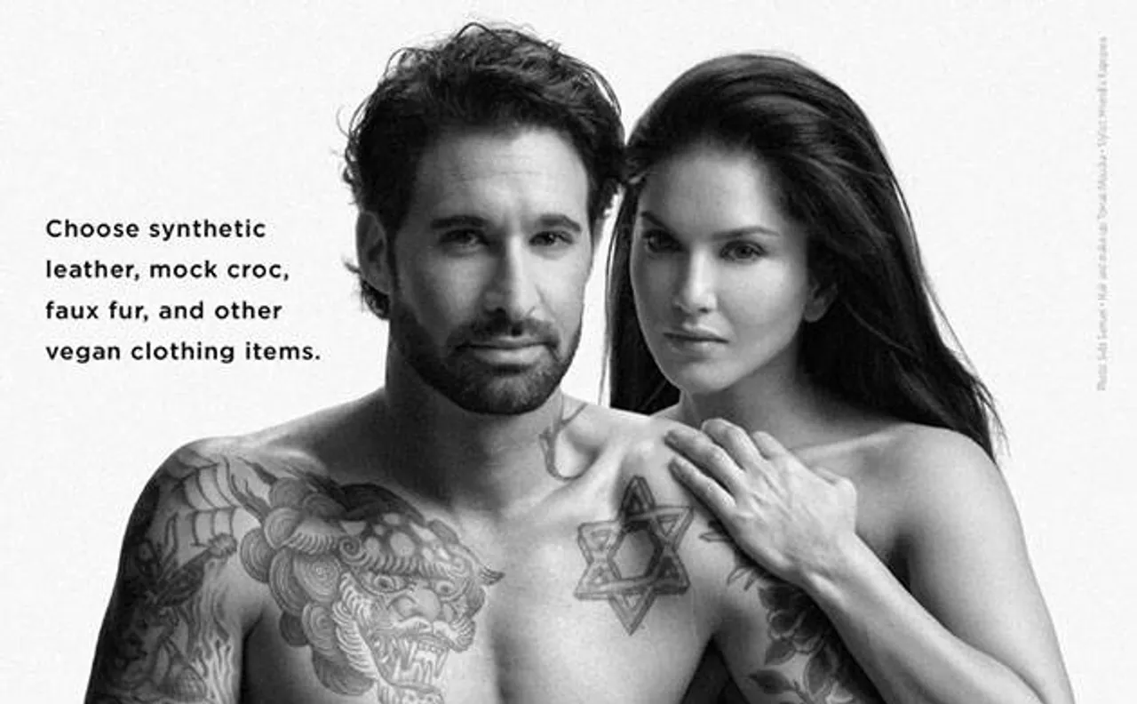 WATCH: Sunny Leone and Daniel Weber pose nude for PETA campaign