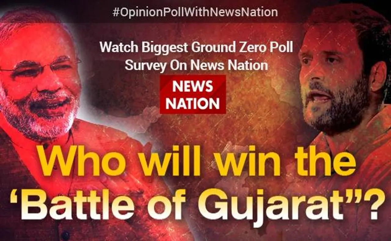 News Nation Ground Zero Poll Survey: Saffron surge in Gujarat, Rahul fails to impress voters