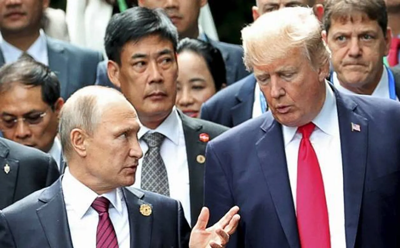 Donald Trump thanks Russian President Vladimir Putin for praising US' economic performance