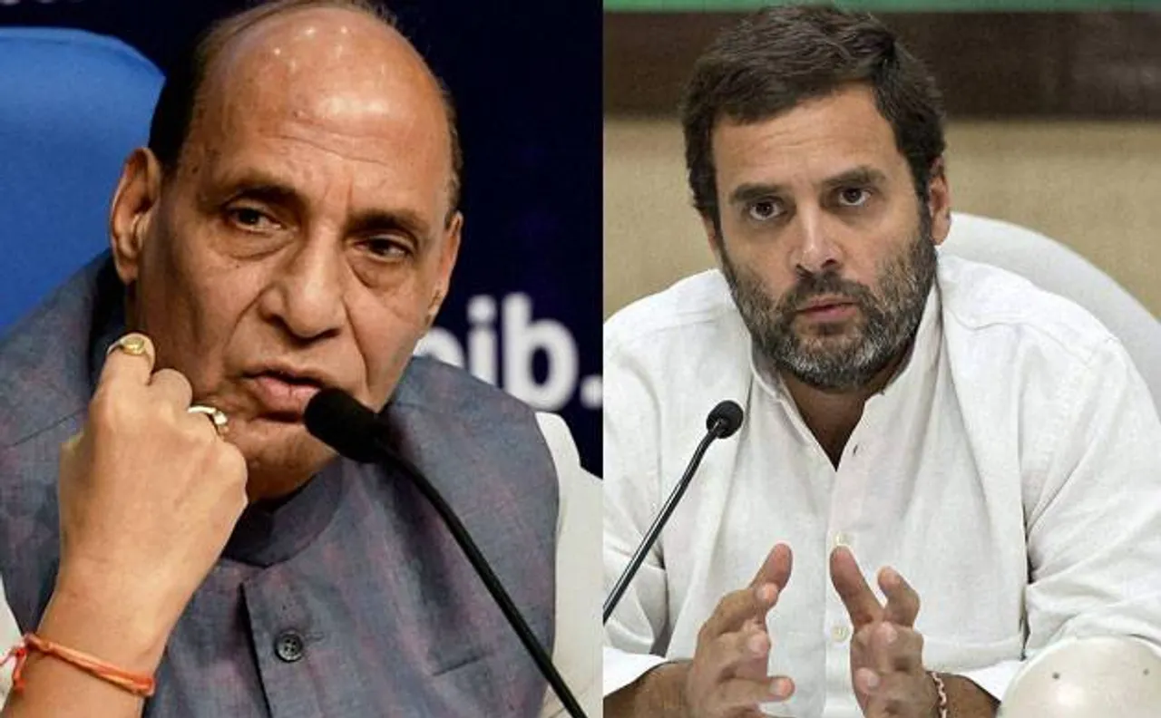 Gujarat Polls: Rajnath attacks Rahul Gandhi; says 'BJP dousing fire lit by Congress'