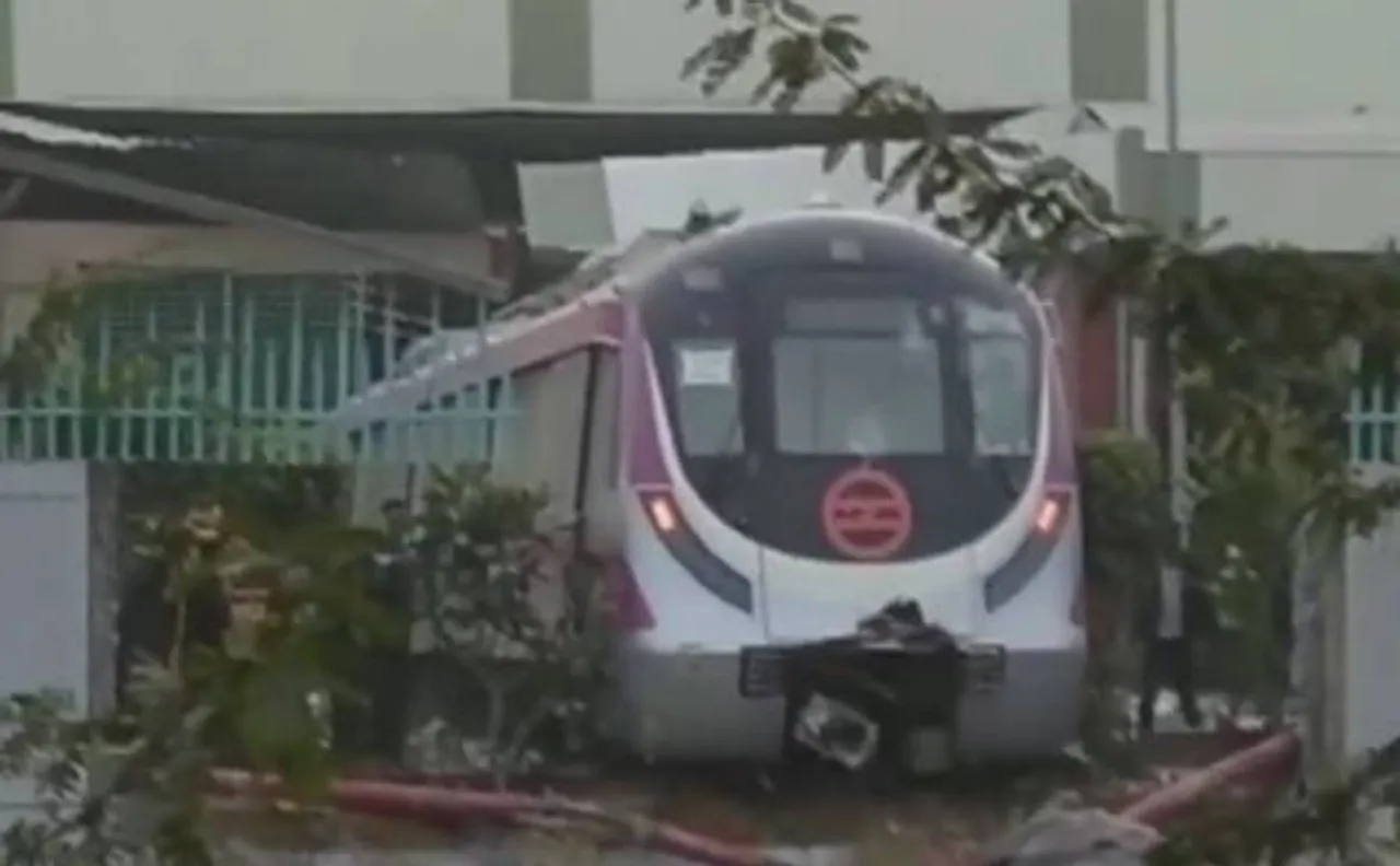 Days before launch, Delhi metro's unmanned Magenta Line metro train crashes; govt seeks report