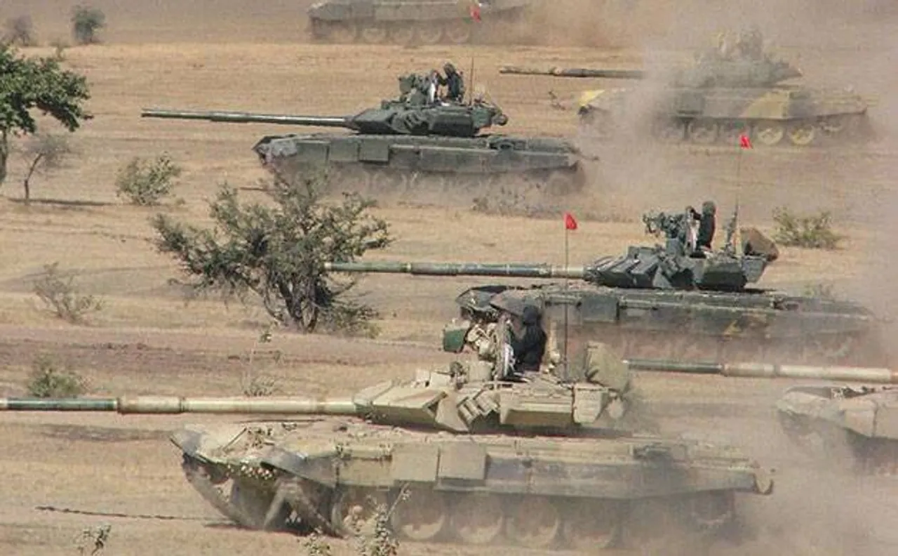 Indian Army conducts major military exercise Hamesha Vijayee in deserts of Rajasthan