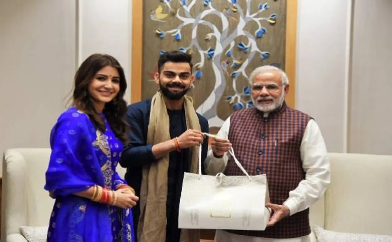 Newly wed Virat Kohli, Anushka Sharma meet Prime Minister Narendra Modi