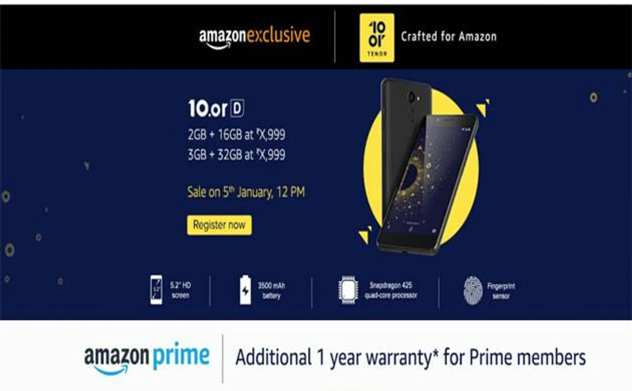 10.or D with 13MP rear camera launched at Rs 4,999 on Amazon exclusively: Know more key specs, features here 