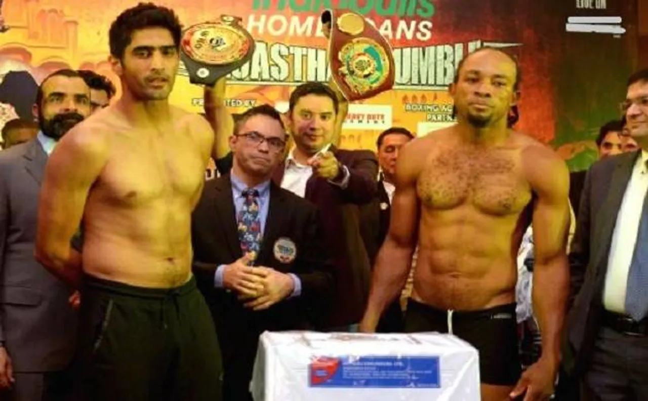 'Rumble Rajasthan' Vijender Singh beats Ernest Amuzu to register 10th consecutive win