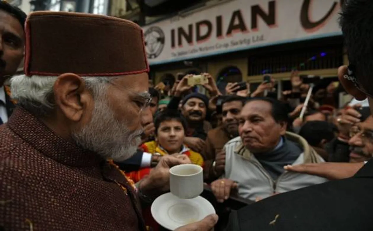 After two decades, PM Modi tastes favourite mall road coffee in Shimla