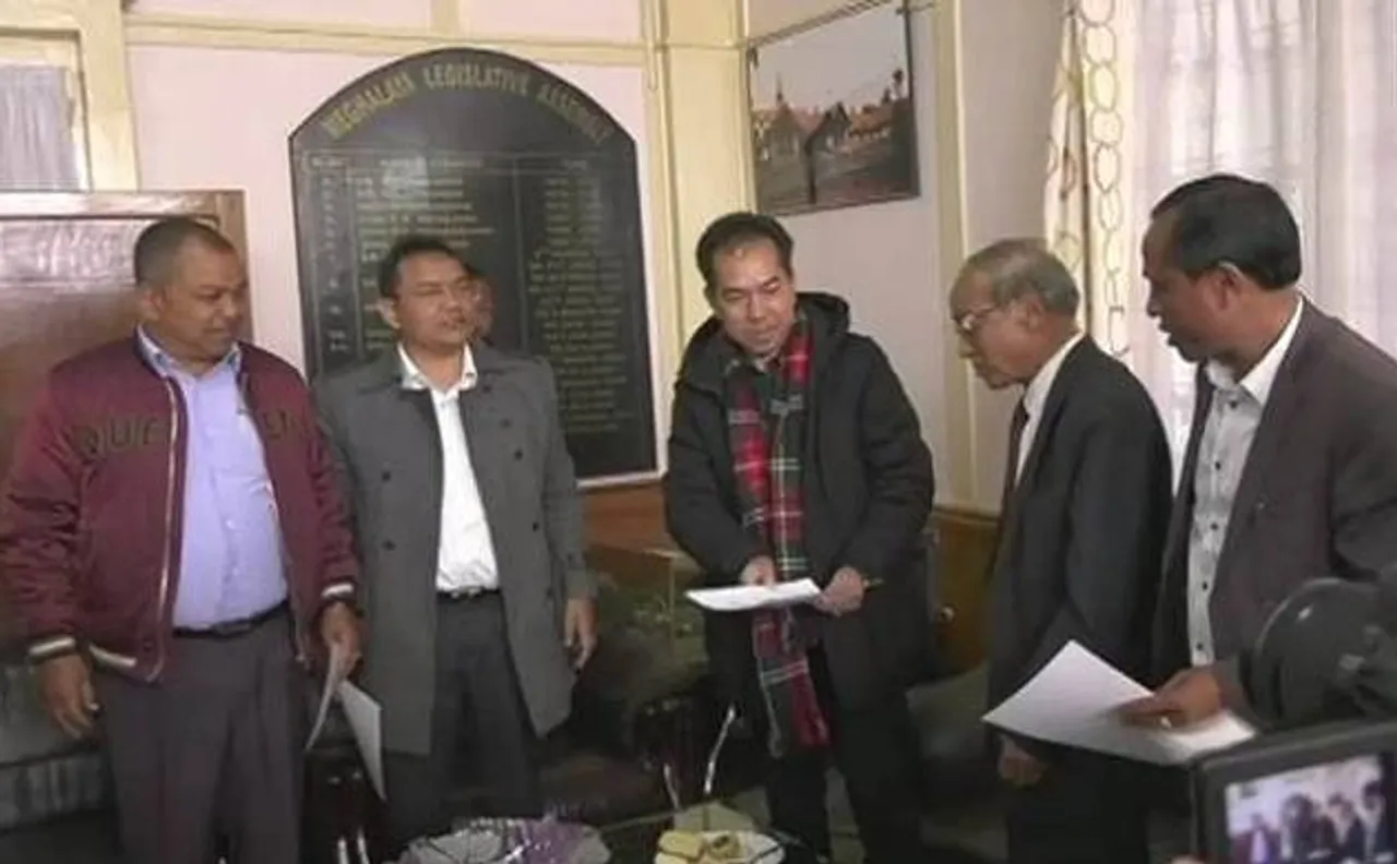 Major blow for Congress in Northeast, 5 Meghalaya MLAs resign to join BJP ally NPP