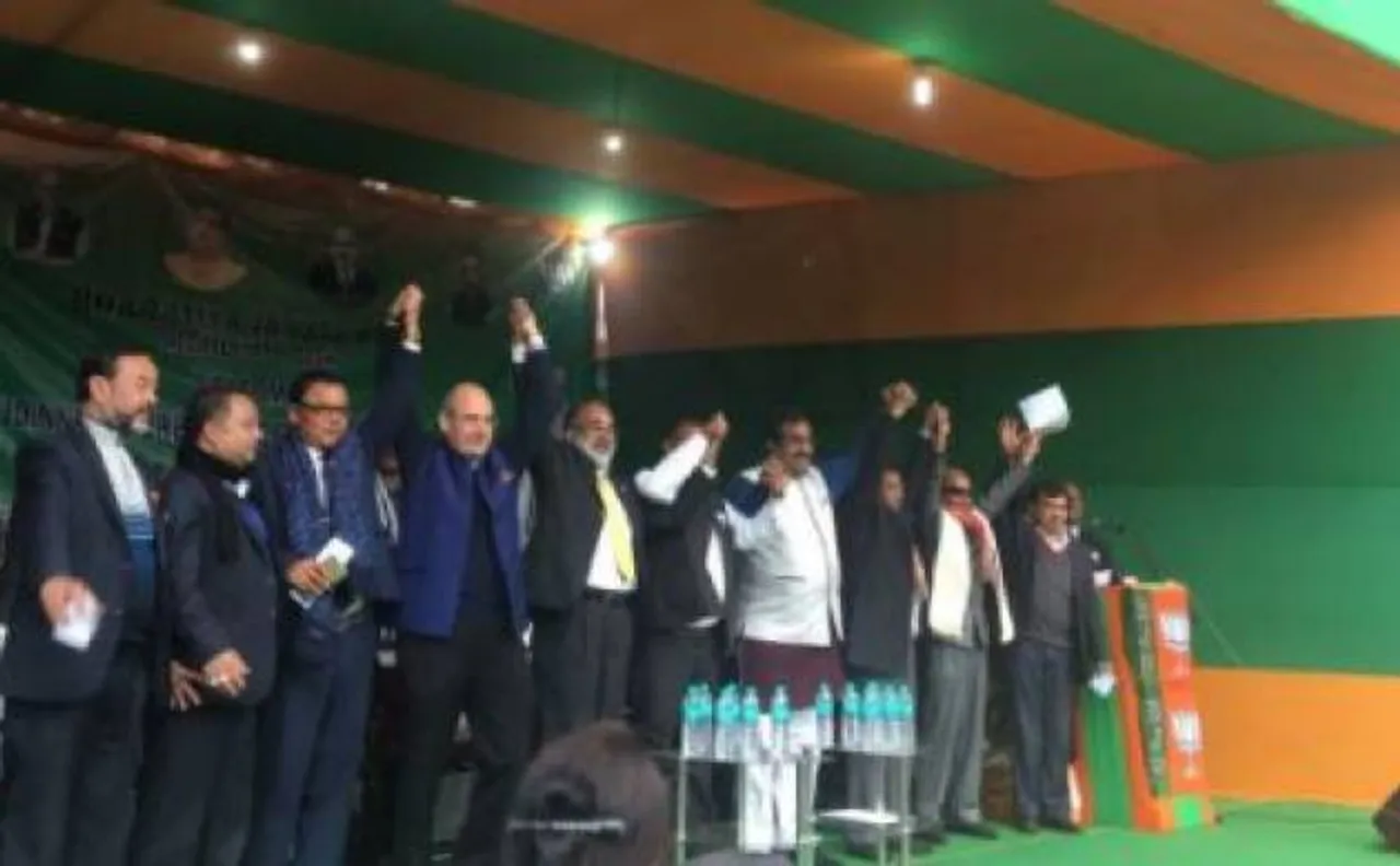 Four Meghalaya Congress MLAs join BJP 