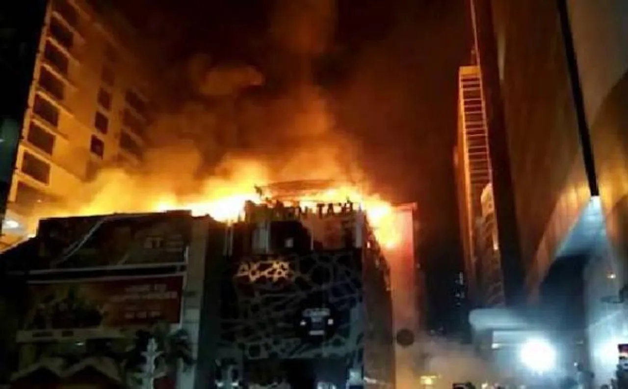Flying embers from illegal hookah probable cause of Kamala Mills fire