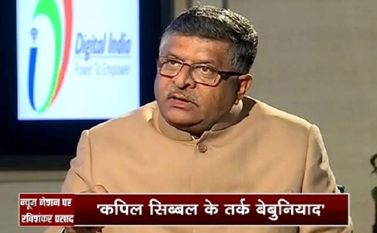 By backing Triple Talaq Bill, Sonia could have washed off her husband's sins, says Law Minister Ravi Shankar Prasad