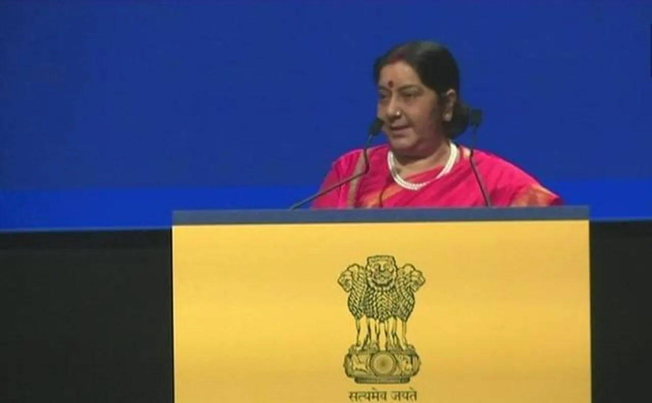 Sushma Swaraj discusses ways to strengthen ties with Indonesian leaders