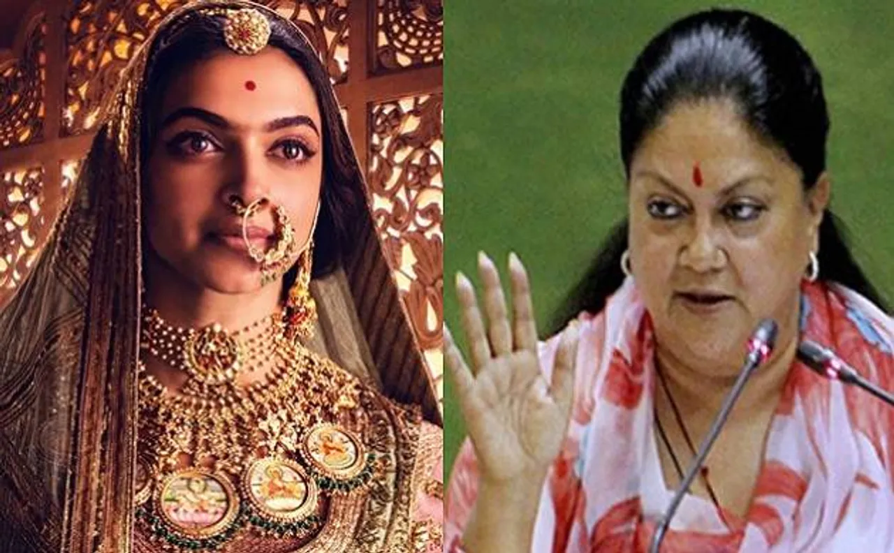 â€˜Padmavatâ€™ will not be released in Rajasthan despite changes, says CM Vasundhra Raje