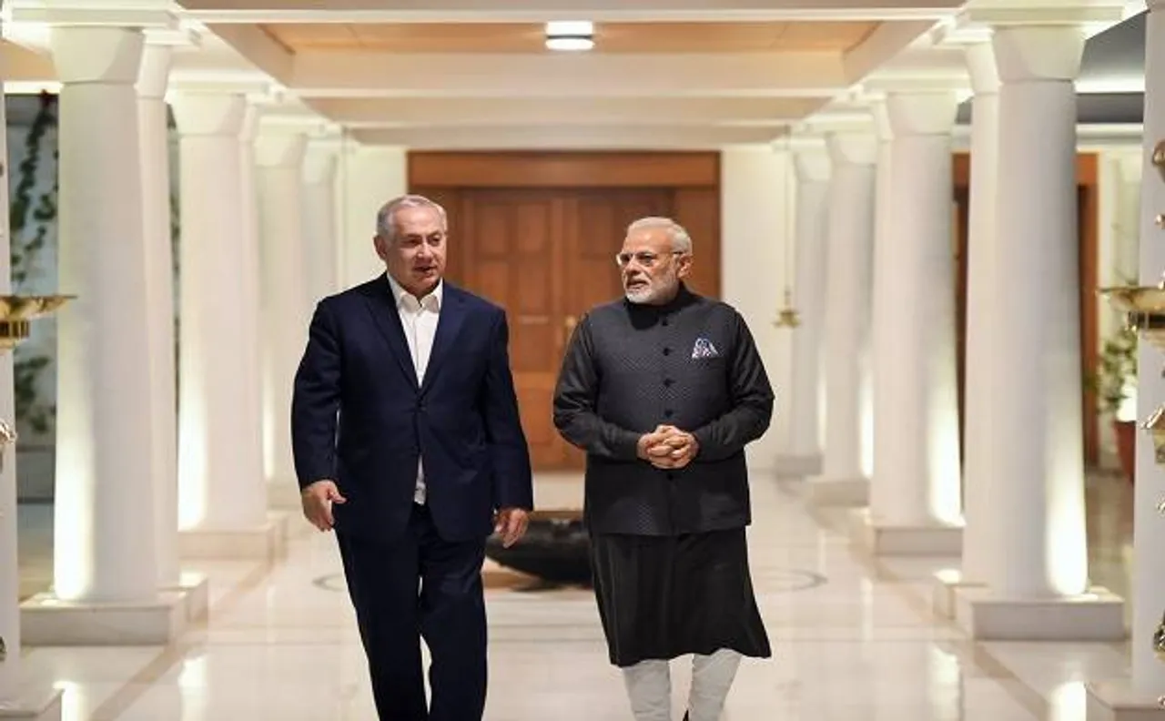 Israel PM India visit : PM Modi hosts dinner for Benjamin Netanyahu