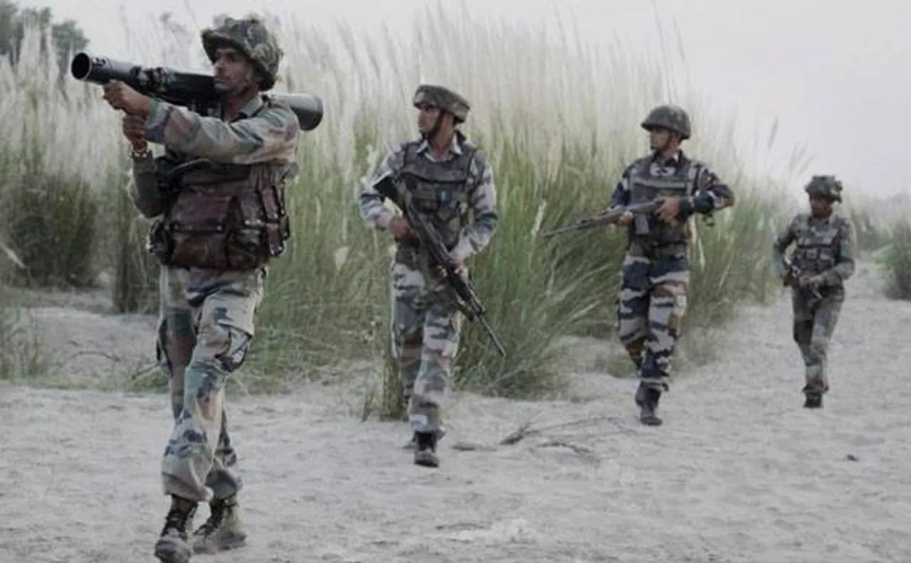 Pak troops fire at LoC posts in Poonch; Army Captain injured