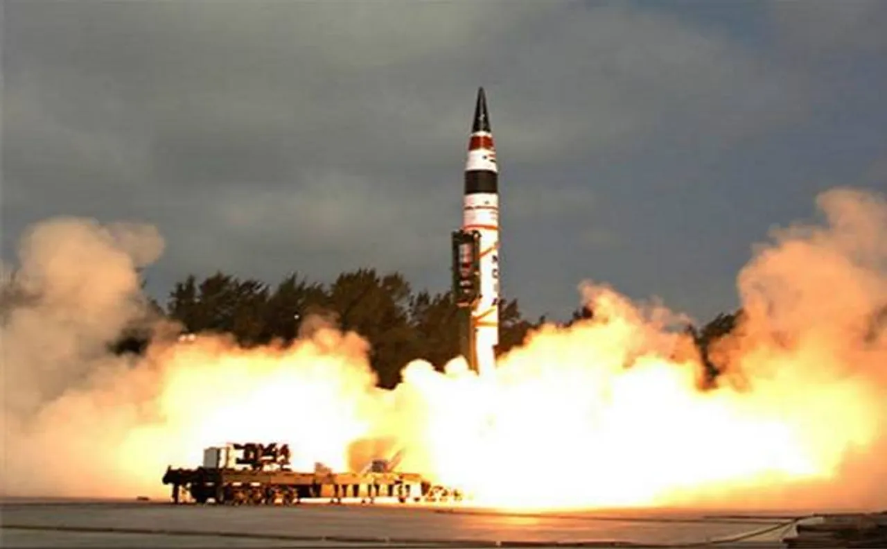 Watch | India successfully test-fires nuclear capable ballistic missile Agni-V off Odisha coast