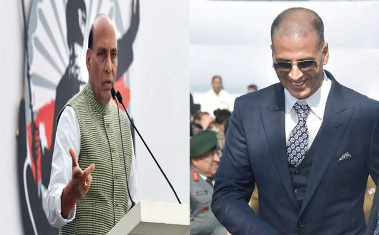 PadMan star Akshay Kumar graces 'Bharat Ke Veer' anthem launch, showcases solidarity with paramilitary forces