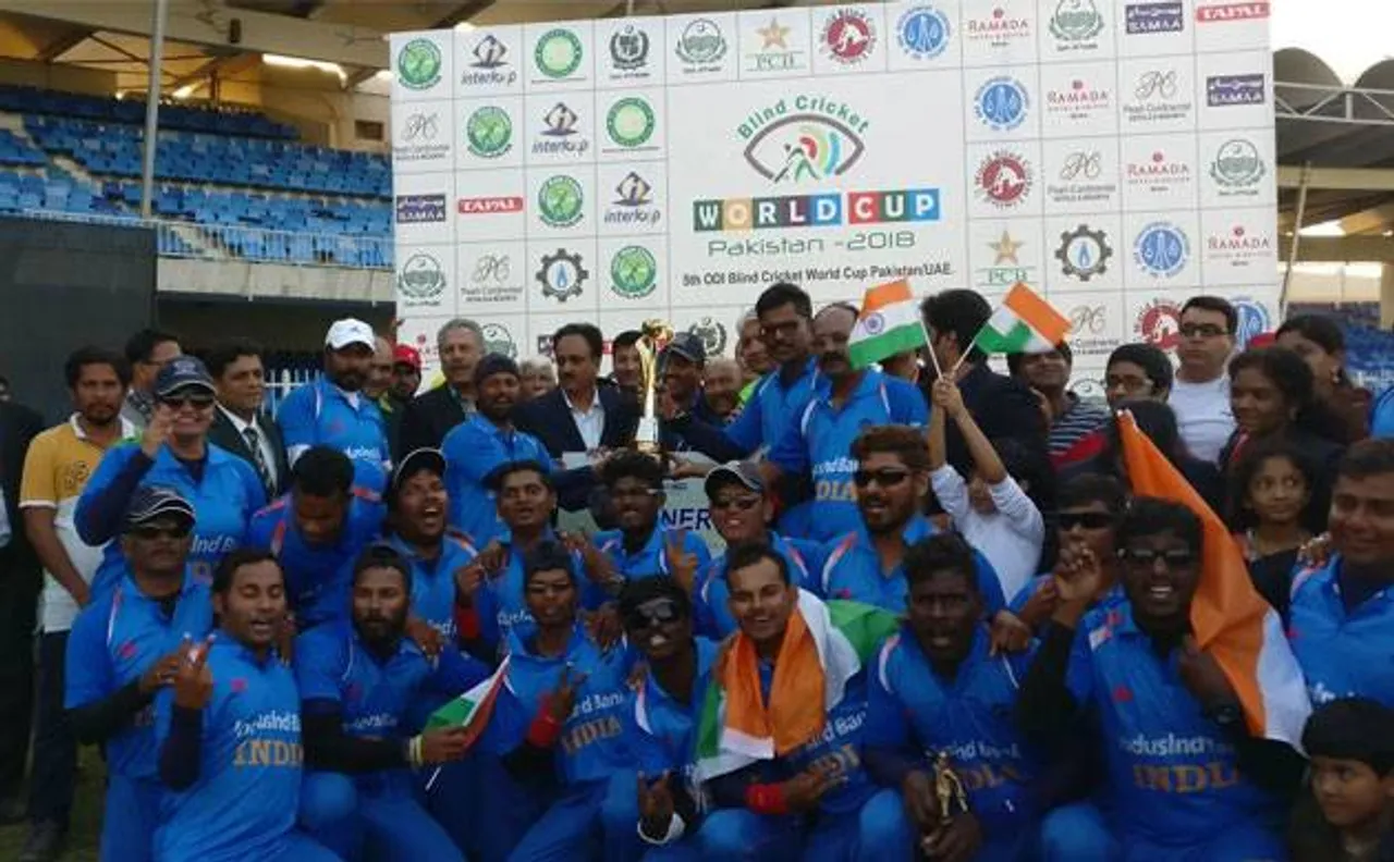 India beat arch rivals Pakistan by two wickets to win Blind Cricket World Cup