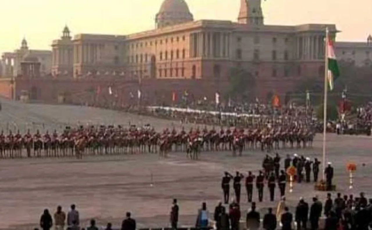Military bands set the tone amid all pomp and show at 'Beating Retreat' ceremony in Delhi