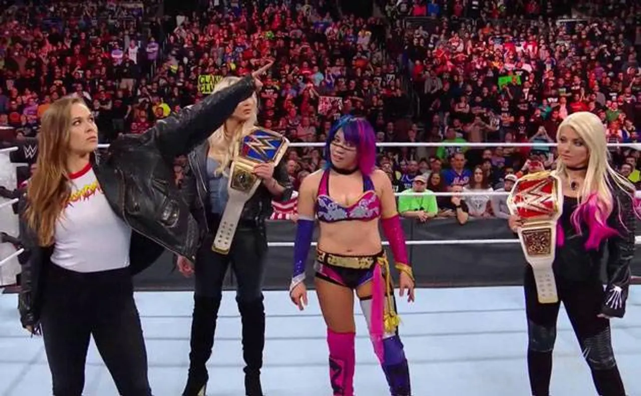 WWE : Asuka wins first ever Royal Rumble; Ronda Rousey FINALLY debuts  
