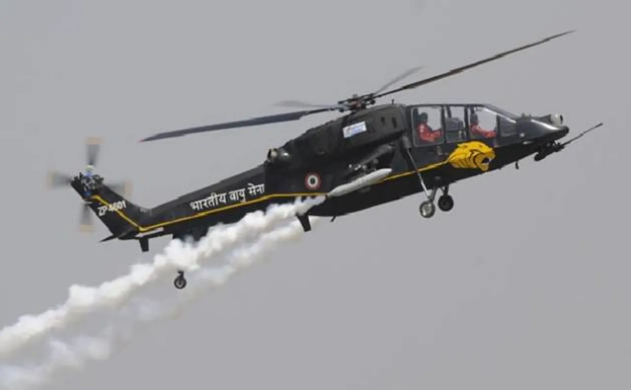 Indiaâ€™s homemade light combat helicopter makes maiden flight; chopper has desi control system