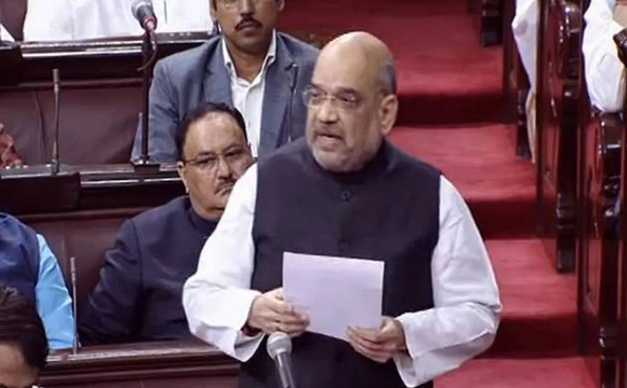 Amit Shah attacks Cong in debut speech in Rajya Sabha, lists Modi govtâ€™s achievements