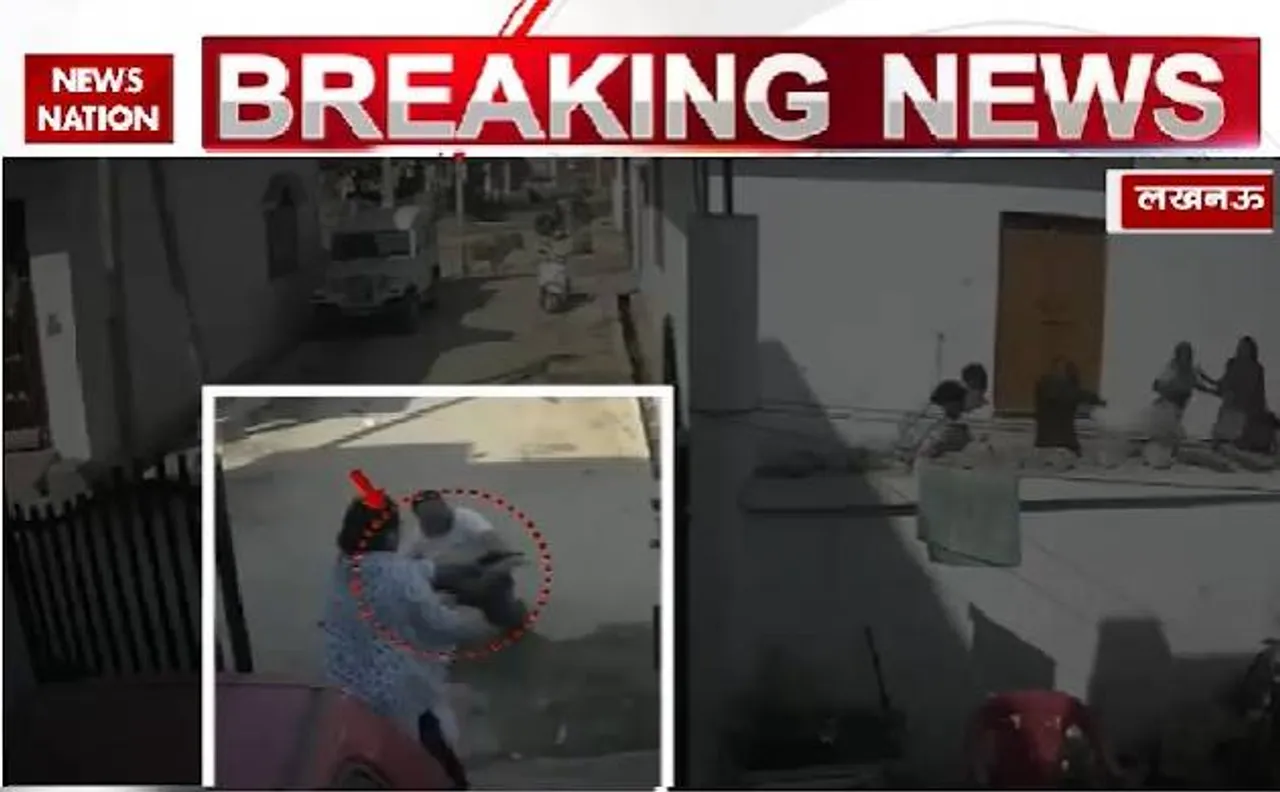 Watch Video | Woman saves journalist husband from attackers by brandishing gun in Lucknow