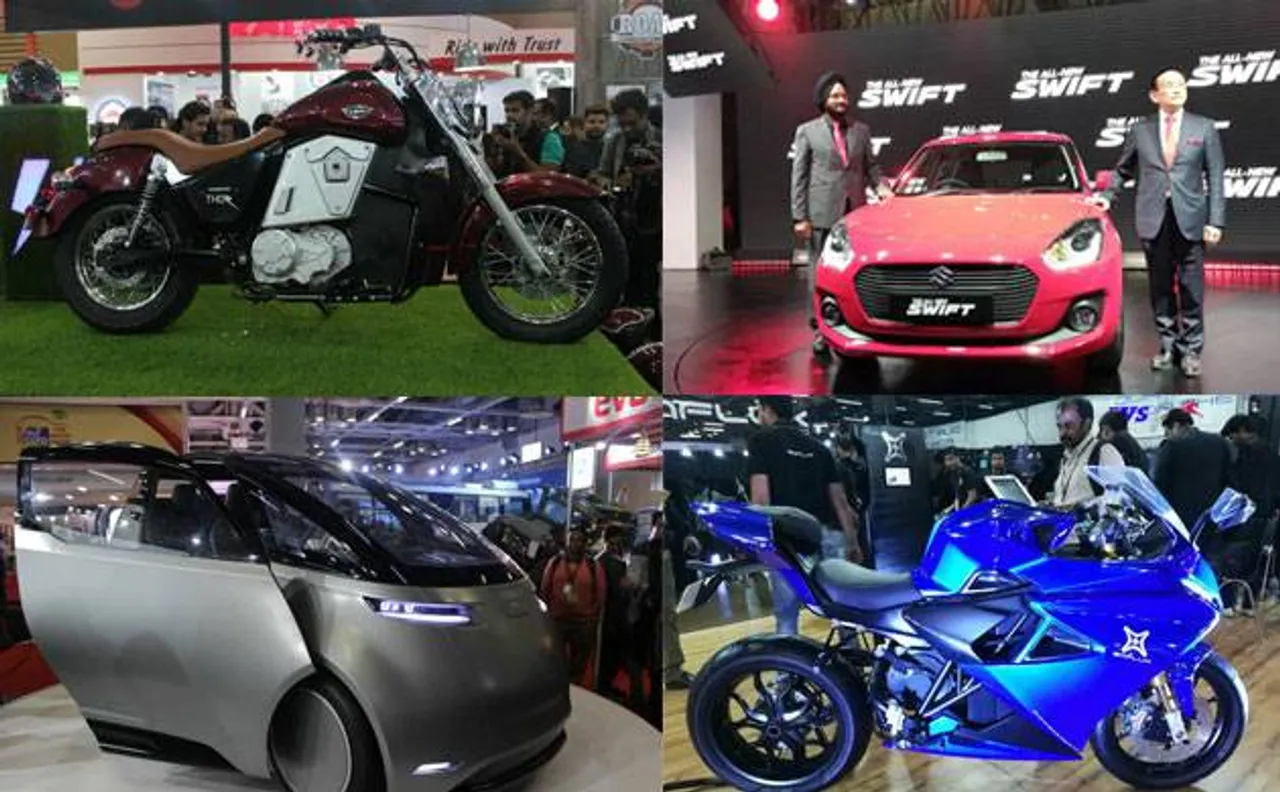 Auto Expo 2018, Day 2 HIGHLIGHTS: Suzuki Swift captures the eyes, Yamaha, UM Motorcycles launch new bikes!