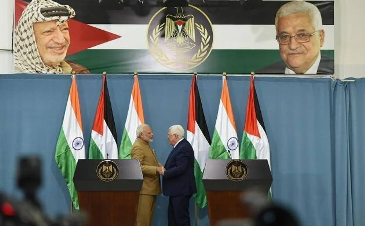 Modi calls for 'independent' Palestine, didn't mention earlier suggestion of 'two-state' solution