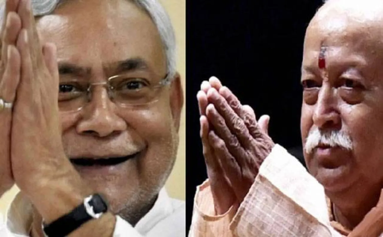 RSS Chiefâ€™s Army remark | If someone is eager to defend borders is it a matter of controversy? Asks Nitish Kumar