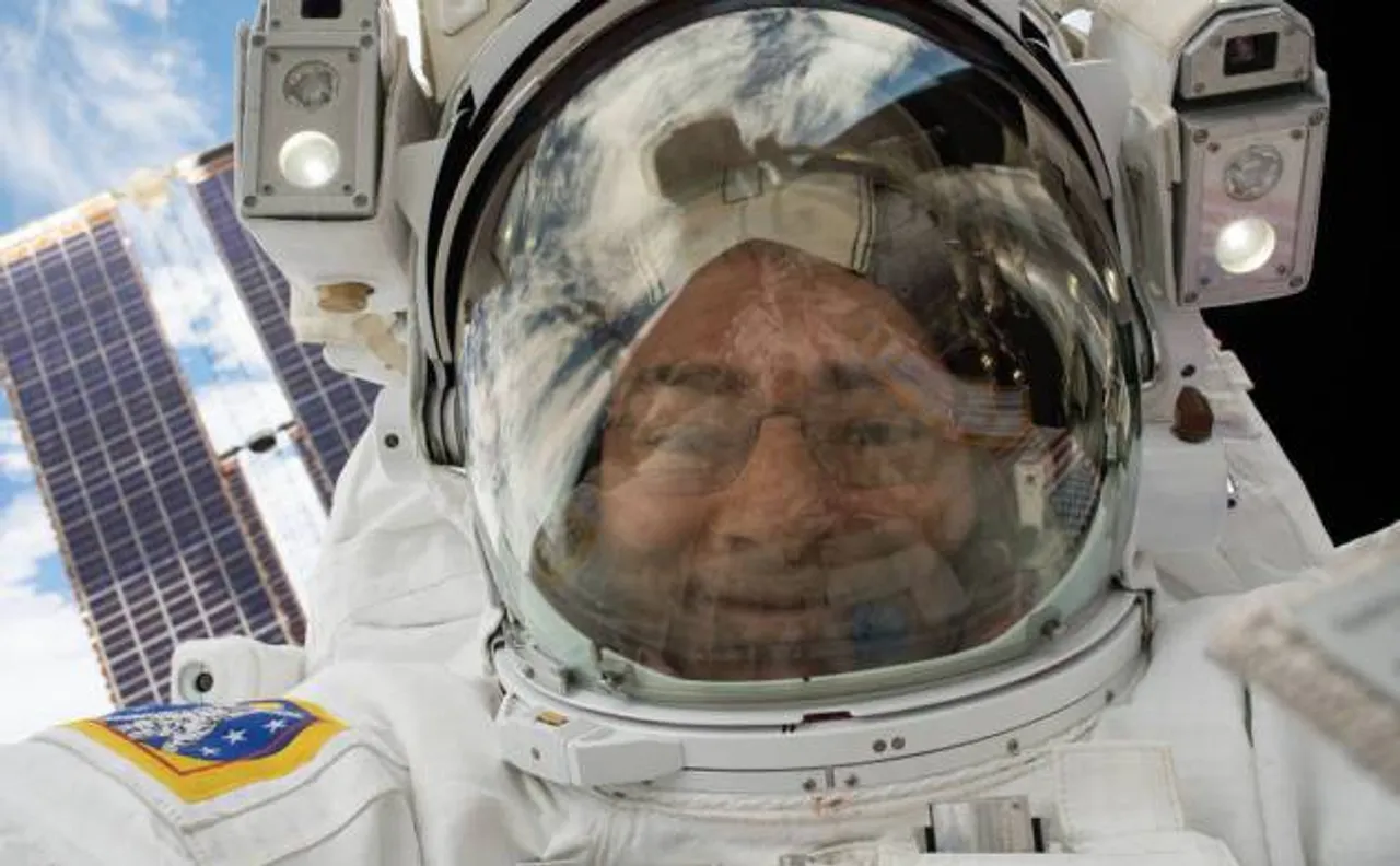 Two NASA astronaut's spacewalk outside the International Space Station today