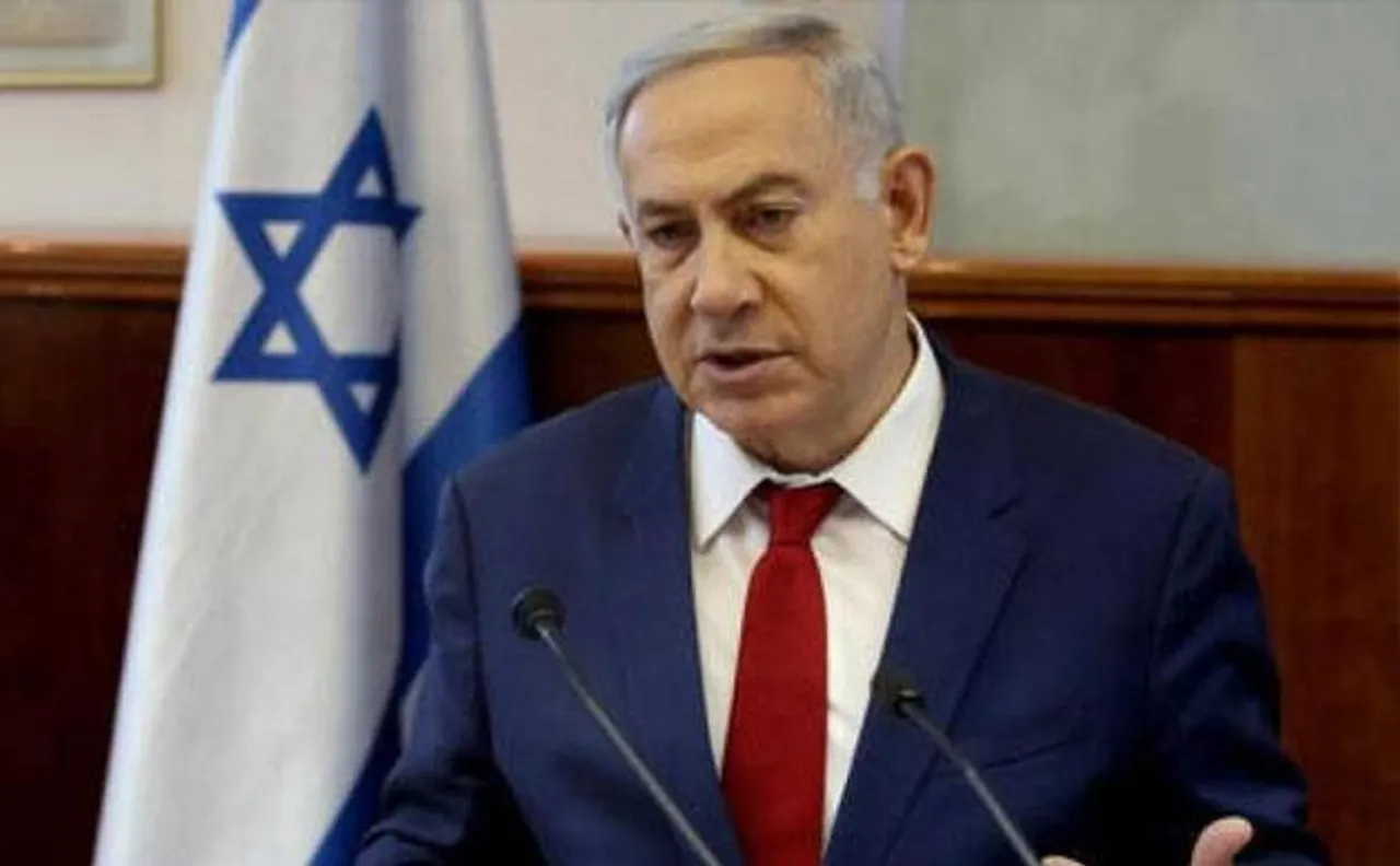 Do not test Israel, Netanyahu tells Iran, brandishing drone piece