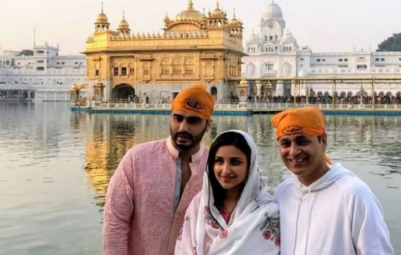 Arjun Kapoor, Parineeti Chopra start shooting for Namastey England in Amritsar, seek blessings at Golden Temple