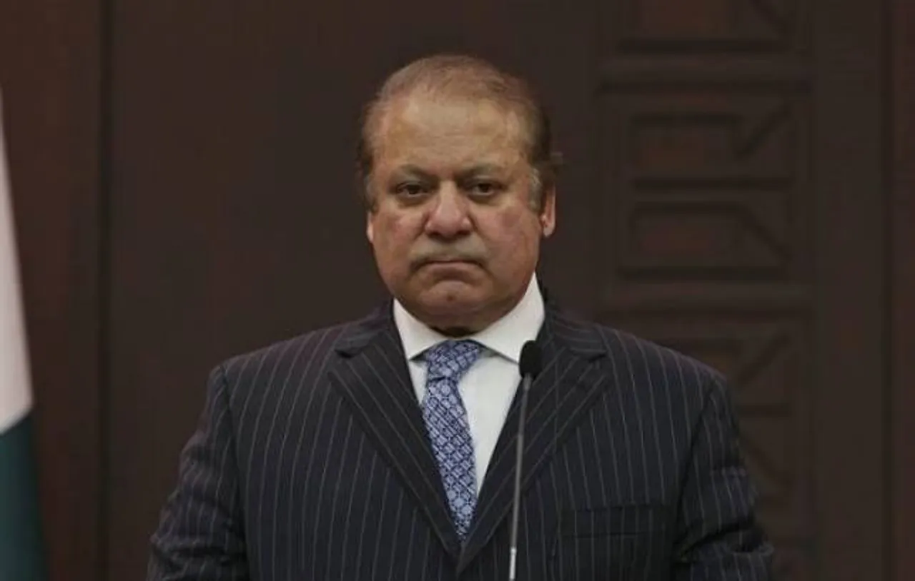 Shoe thrown at former Pakistan PM Nawaz Sharif at madrasa in Lahore