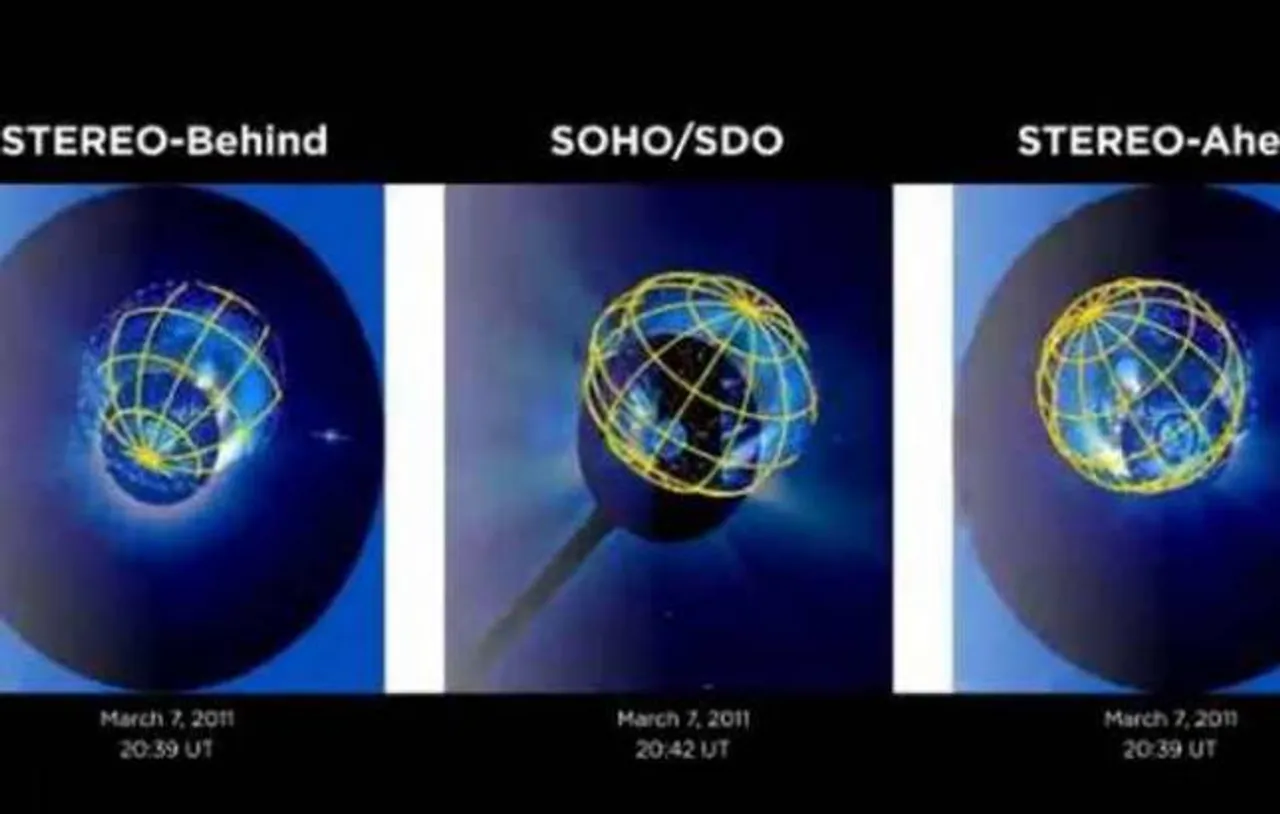 3D solar eruption recreated by NASA